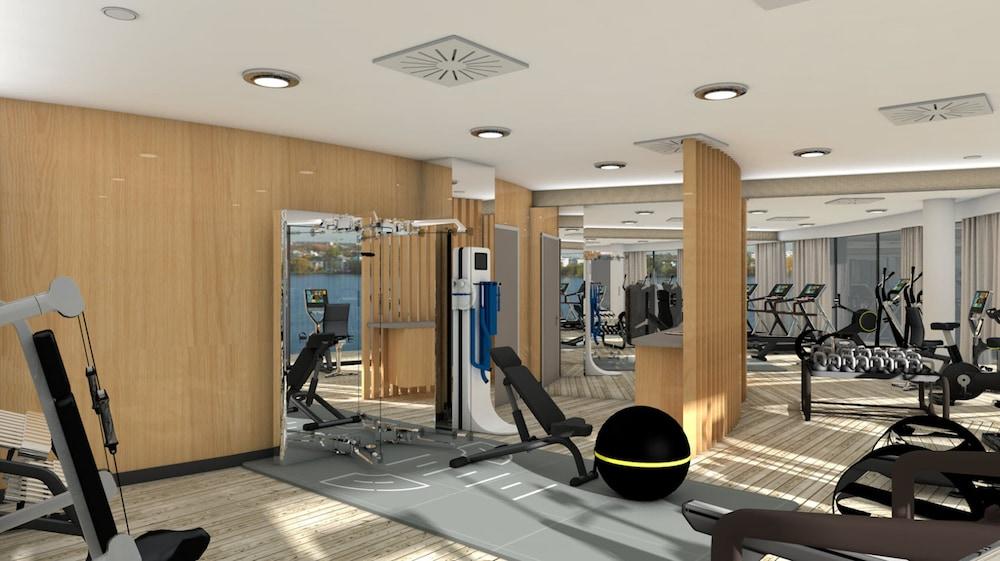 The Fontenay Hamburg Zewnętrze zdjęcie 3D rendering of a gym