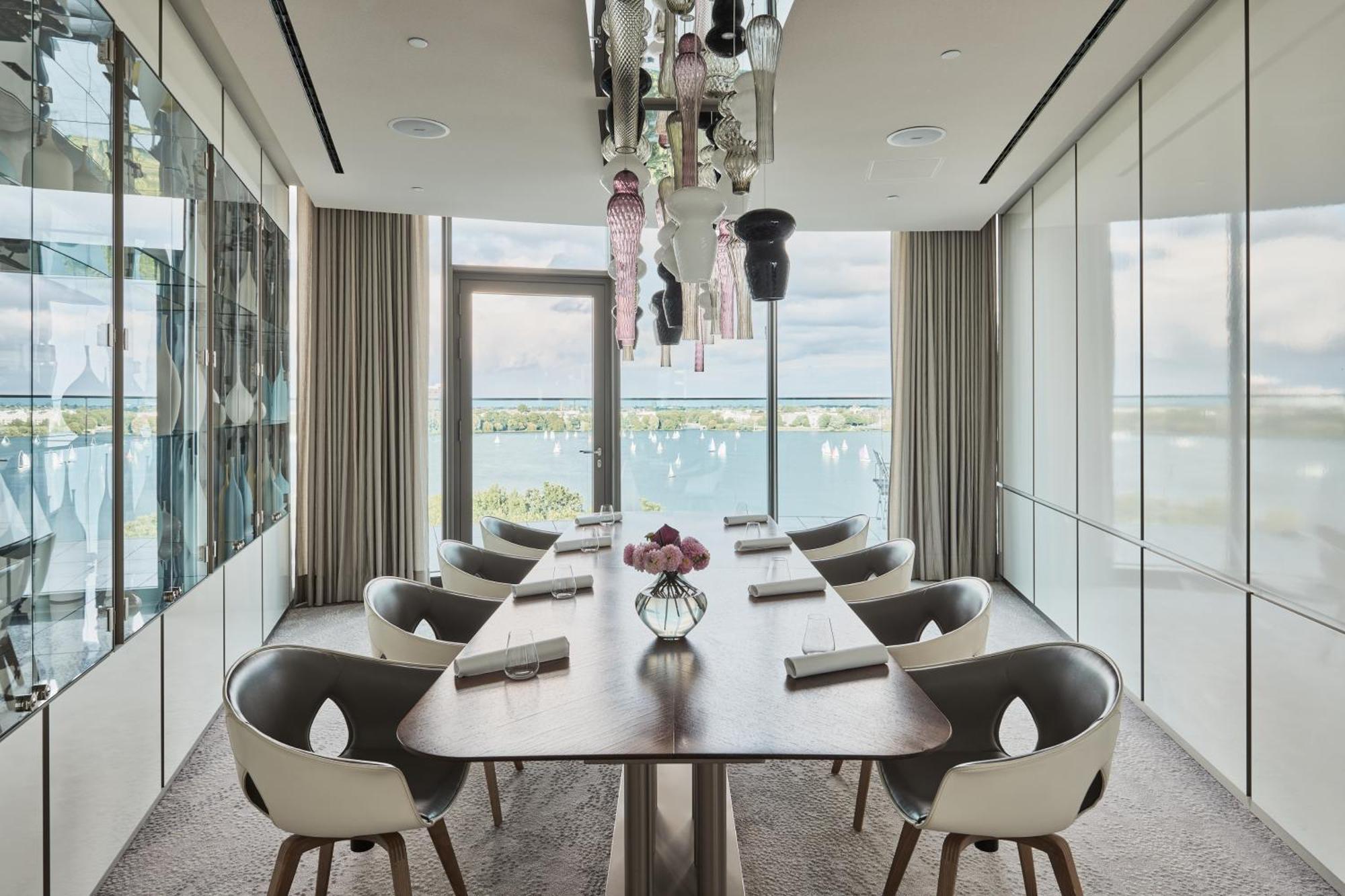 The Fontenay Hamburg Zewnętrze zdjęcie Dining room